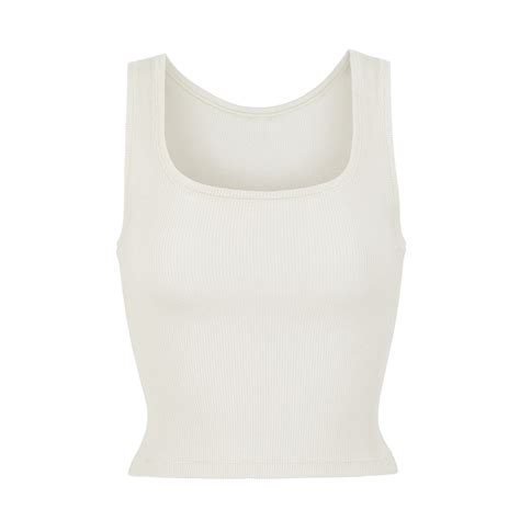 life is gucci tank top white|Ribbed.